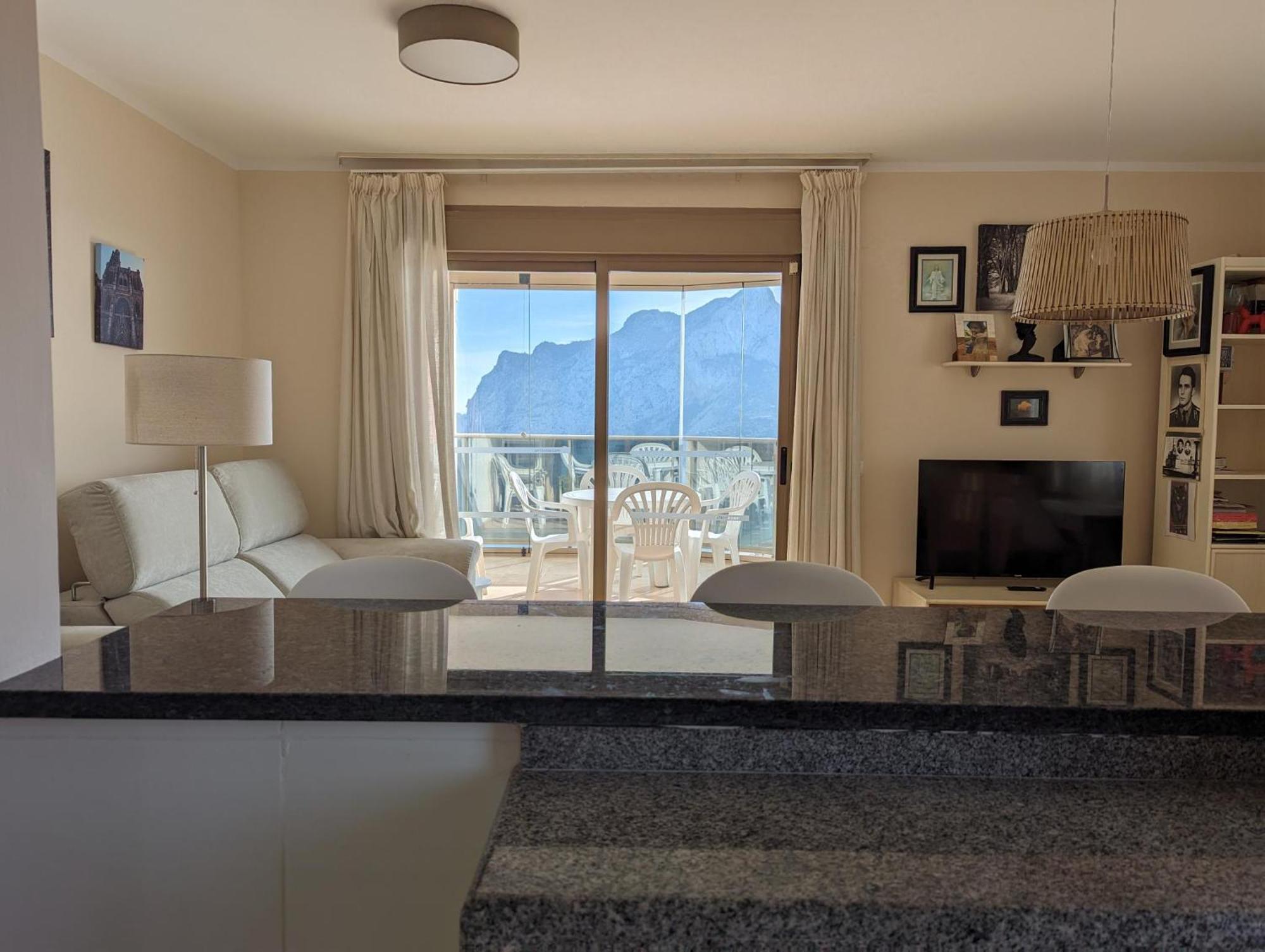 100 M From Fossa Beach In Calpe Bagian luar foto